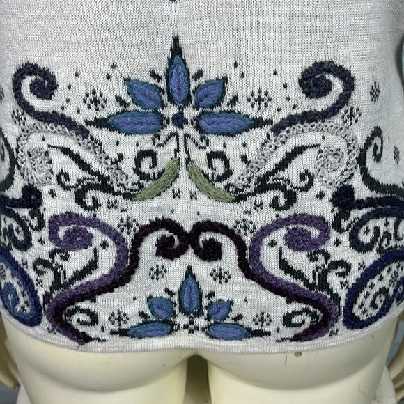 Peruvian Link Embroidered sweater cardigan - Picture 6 of 10